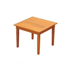 Mesa De Jantar 80x80cm Madeira Maciça Natural