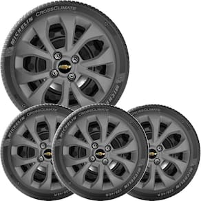 4X Calota Onix Prisma 2017 A 2021 Aro 15 Grafite 375Cb