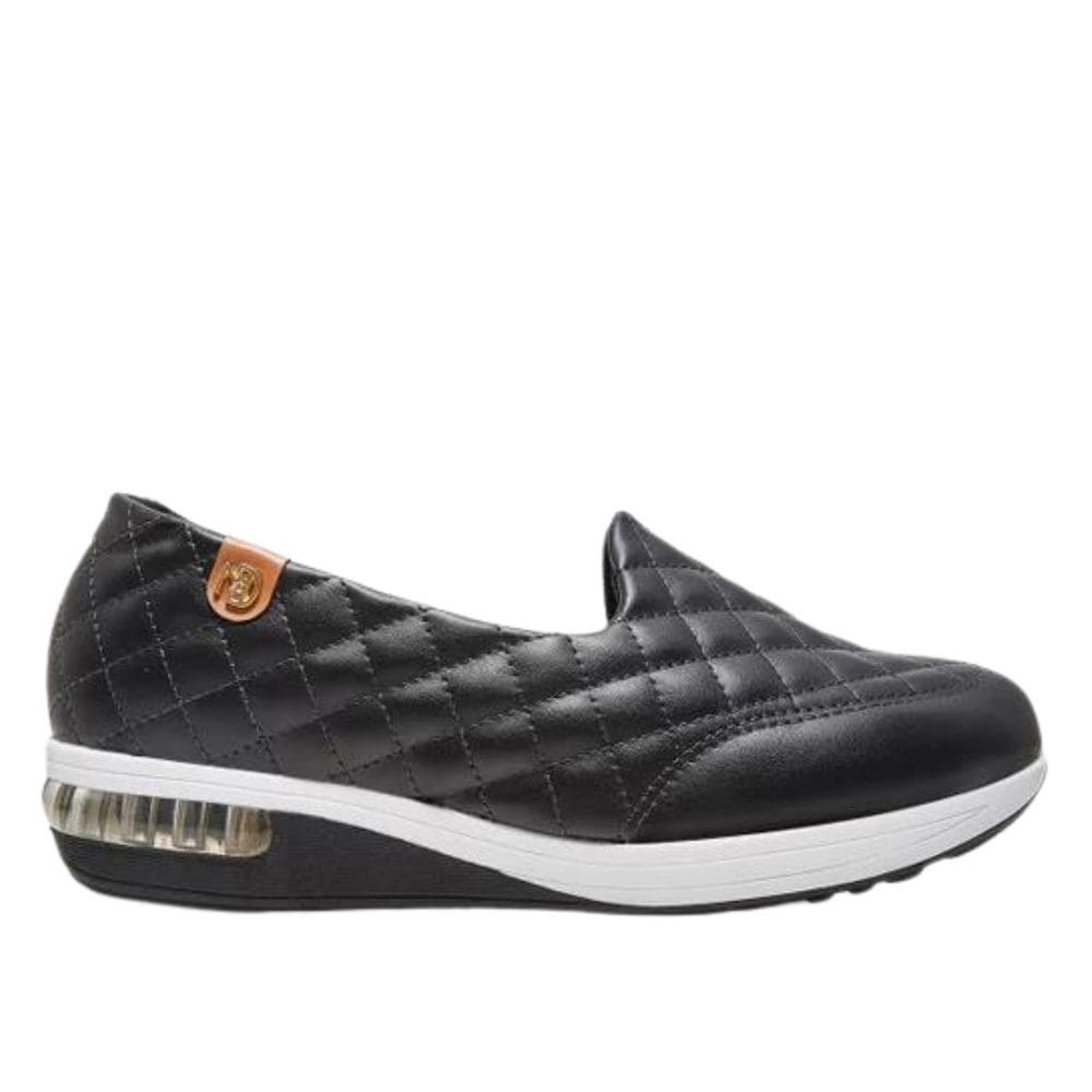 Tênis Modare Slip On Calce Fácil Feminino Preto