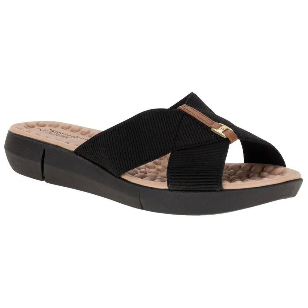 Tamanco Modare Comfort Sola Média Feminino Preto