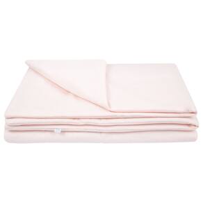 Edredom para Bebê Encanto Liso 98cm x 150cm Rosa Claro - Hug