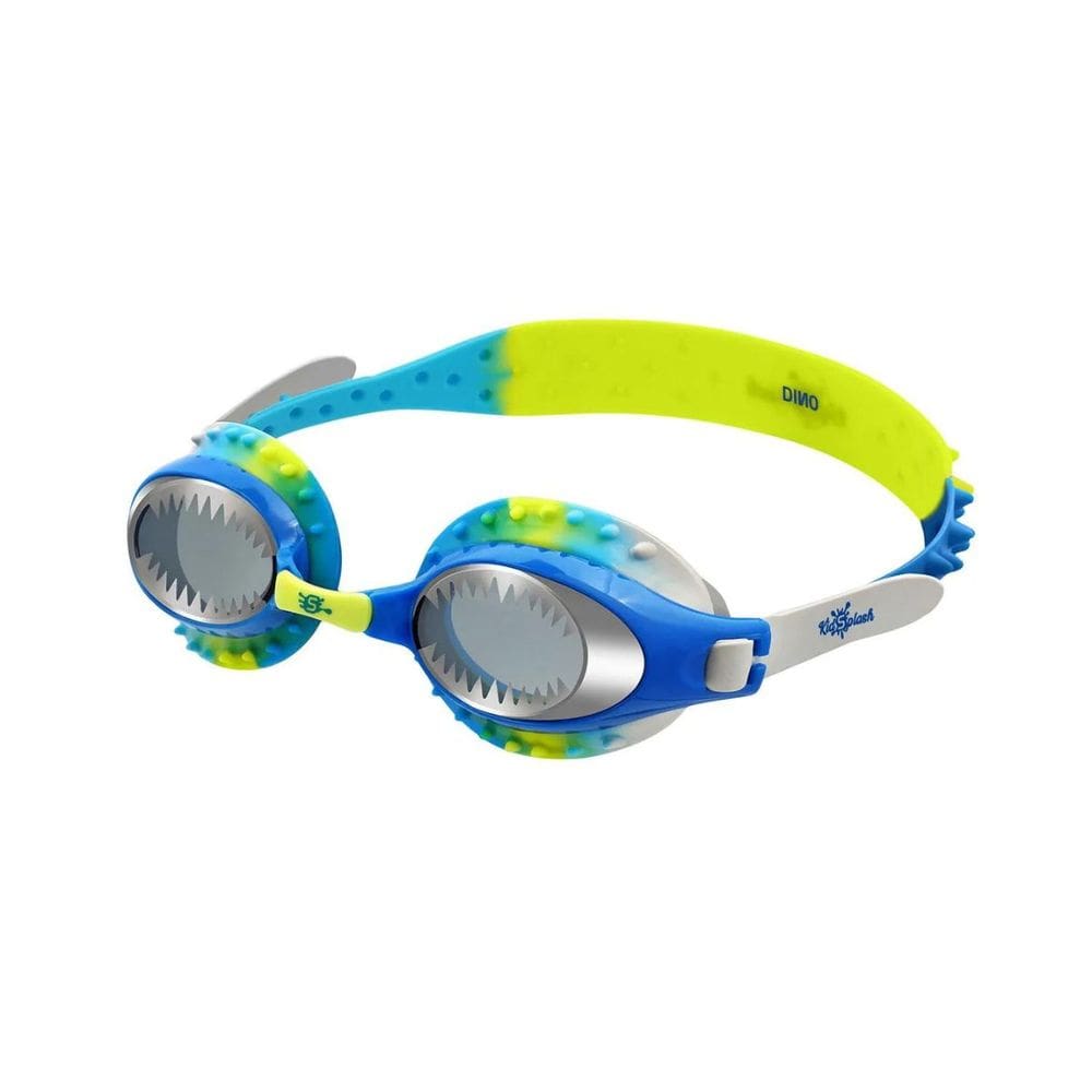 Óculos De Natação Speedo Dino Azul Colorido Lente Fumê