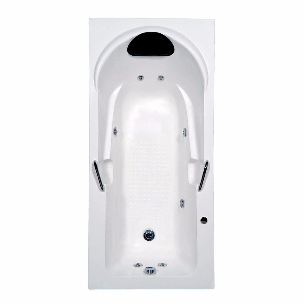 Banheira Hidromassagem Astra Capri Luxo 170cmx80cmx43cm - 01 Jato Acrílico P5 Com Aquecedor 220V