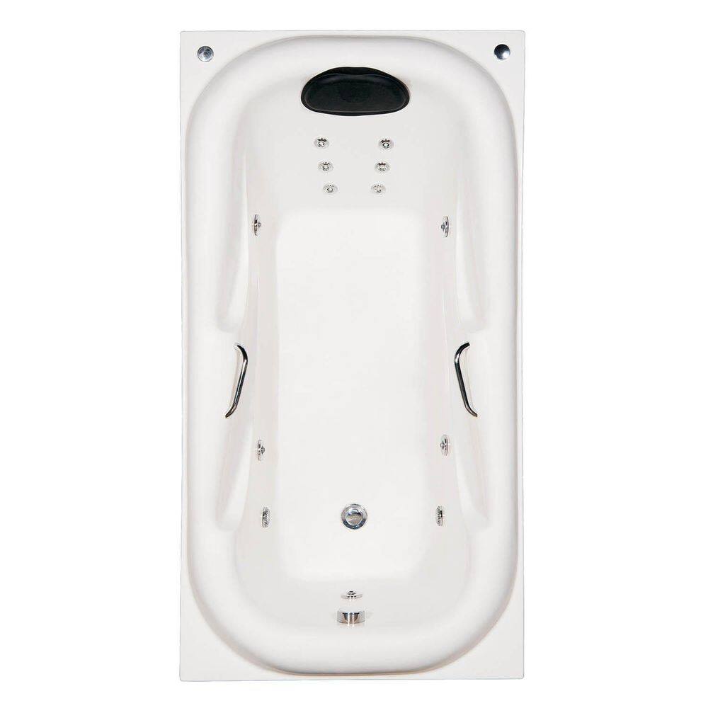 Banheira Hidromassagem Astra Tahiti Super Luxo 180cmx92cmx53cm - 04 Jatos Acrílico P2 Com Aquecedor 110V