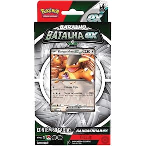 Cartas - Pokemon Deck Batalha ex - Kangaskhan COPAG DA AMAZONIA