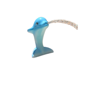 Cascata para piscina Golfinho em fibra de vidro (disponíveis nas cores AZUL, BRANCO e ROSA)