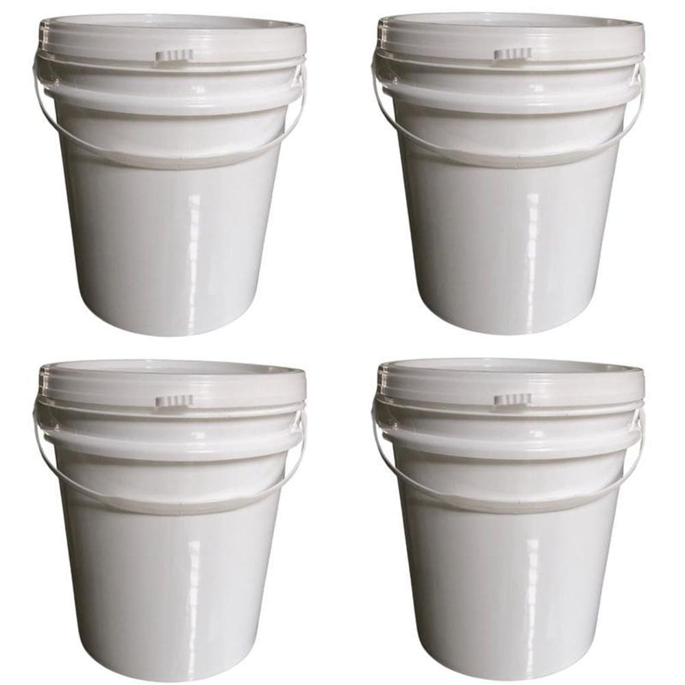 Balde 5L Para Massinha 4 Pçs
