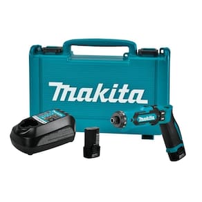 Parafusadeira Furadeira 5mm à Bateria 7.2v Com Bateria Carregador Jogo Bits Maleta Df012dse Makita