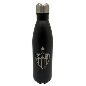 Garrafa Inox 750Ml Preta Atlético Mineiro
