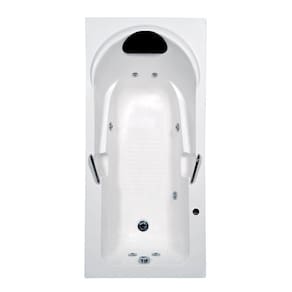 Banheira Hidromassagem Astra Capri Luxo 170cmx80cmx43cm - 01 Jato Acrílico P5 Sem Aquecedor 220V