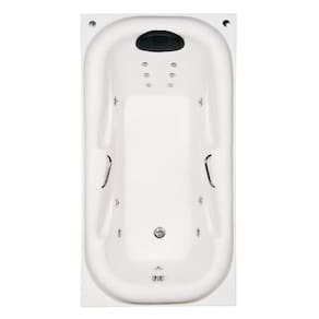 Banheira Hidromassagem Astra Tahiti Super Luxo 180cmx92cmx53cm - 04 Jatos Acrílico P3 Com Aquecedor 110V