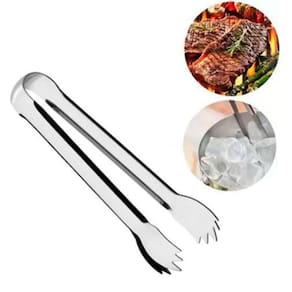 Pegador De Carne Gelo Multiuso Em Aço Inox 19 Cm - Planeta