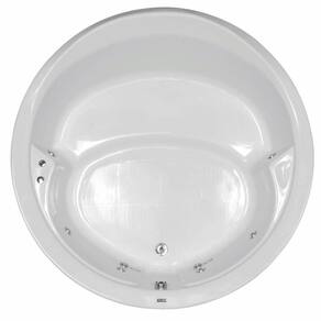 Banheira Hidromassagem Astra Firenze Super Luxo 180cmx180cmx45cm - 06 Jatos Acrílico P6 Sem Aquecedo 110V