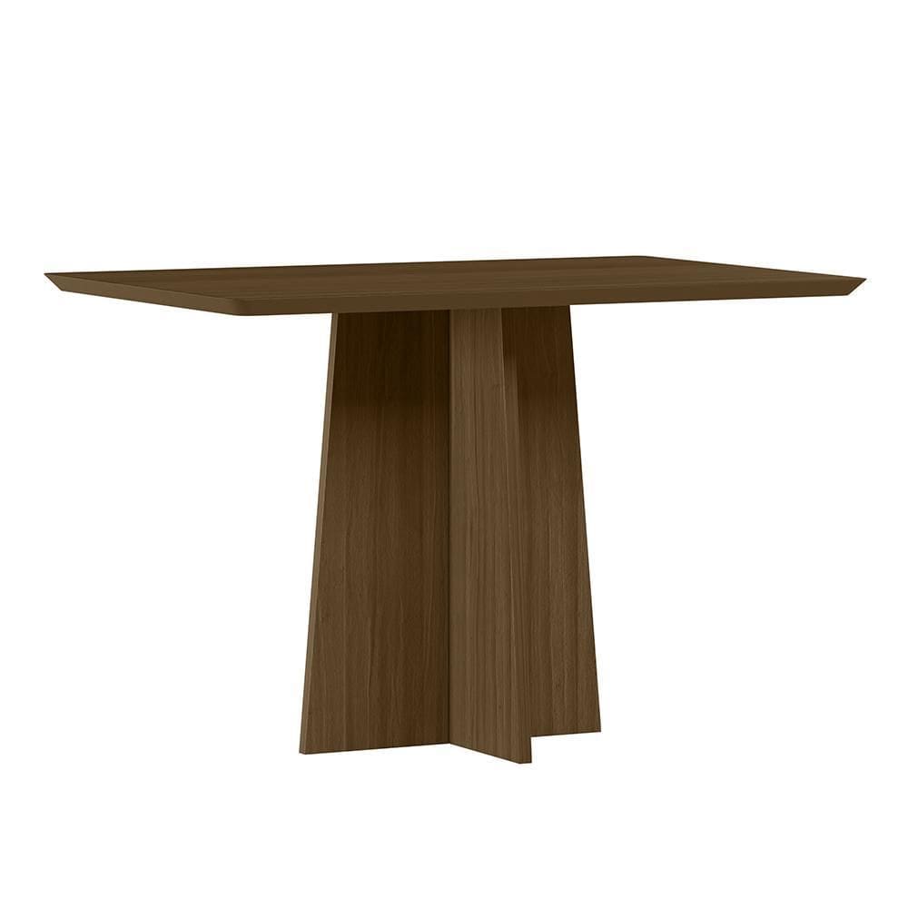 Mesa de Jantar Anitta 120x80 Tampo em MDF - New Ceval - Marrom