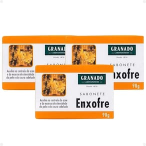 Kit Sabonete Granado Enxofre 90g Com 3