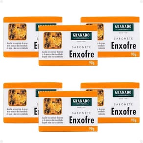 Kit Sabonete Granado Enxofre 90g Com 6