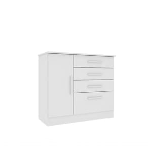 Cômoda Chicago 4 Gavetas 1 Portas Tcil
