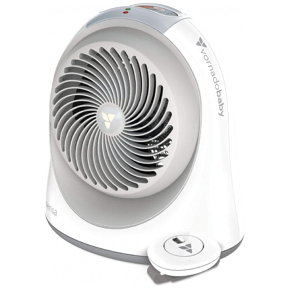 Aquecedor Elétrico para Bebês com Recursos de Segurança Avançados e Temporizador, 110v, VORNADOBABY Sensa, Branco