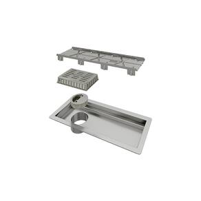 Ralo Linear Elleve Tiny 1801 25cm com Tampa Oculta