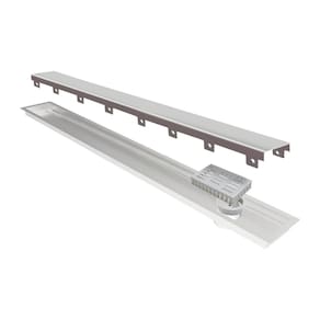 Ralo Linear Elleve Multimaster 283 160cm com Tampa Inox
