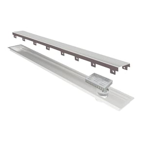 Ralo Linear Elleve Multimaster 284 170cm com Tampa Inox
