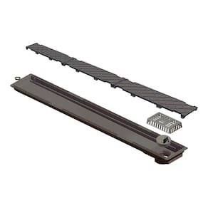 Ralo Linear Novii Seco 6085 75cm Saída na Extremidade com Tampa Oculta