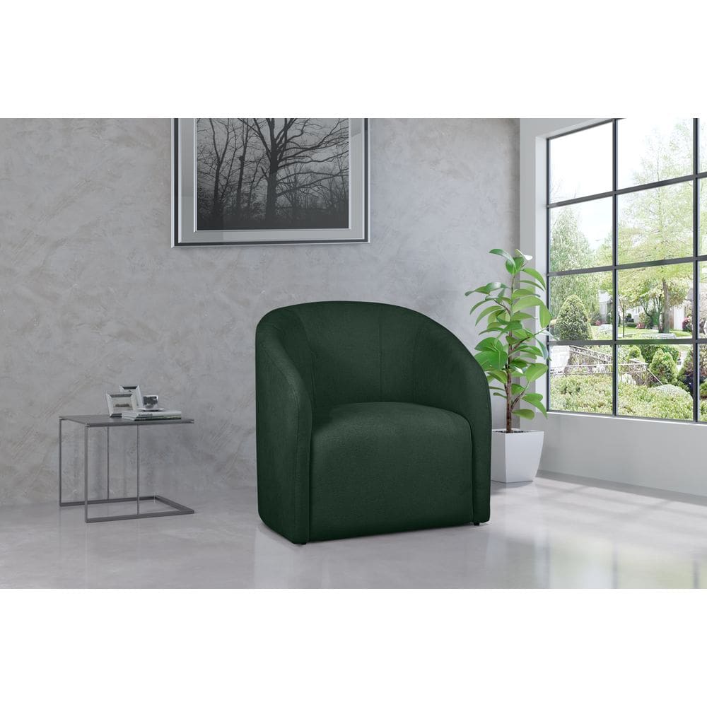 Kit 2 Poltronas Decorativa Julia Boucle Verde - LM DECOR