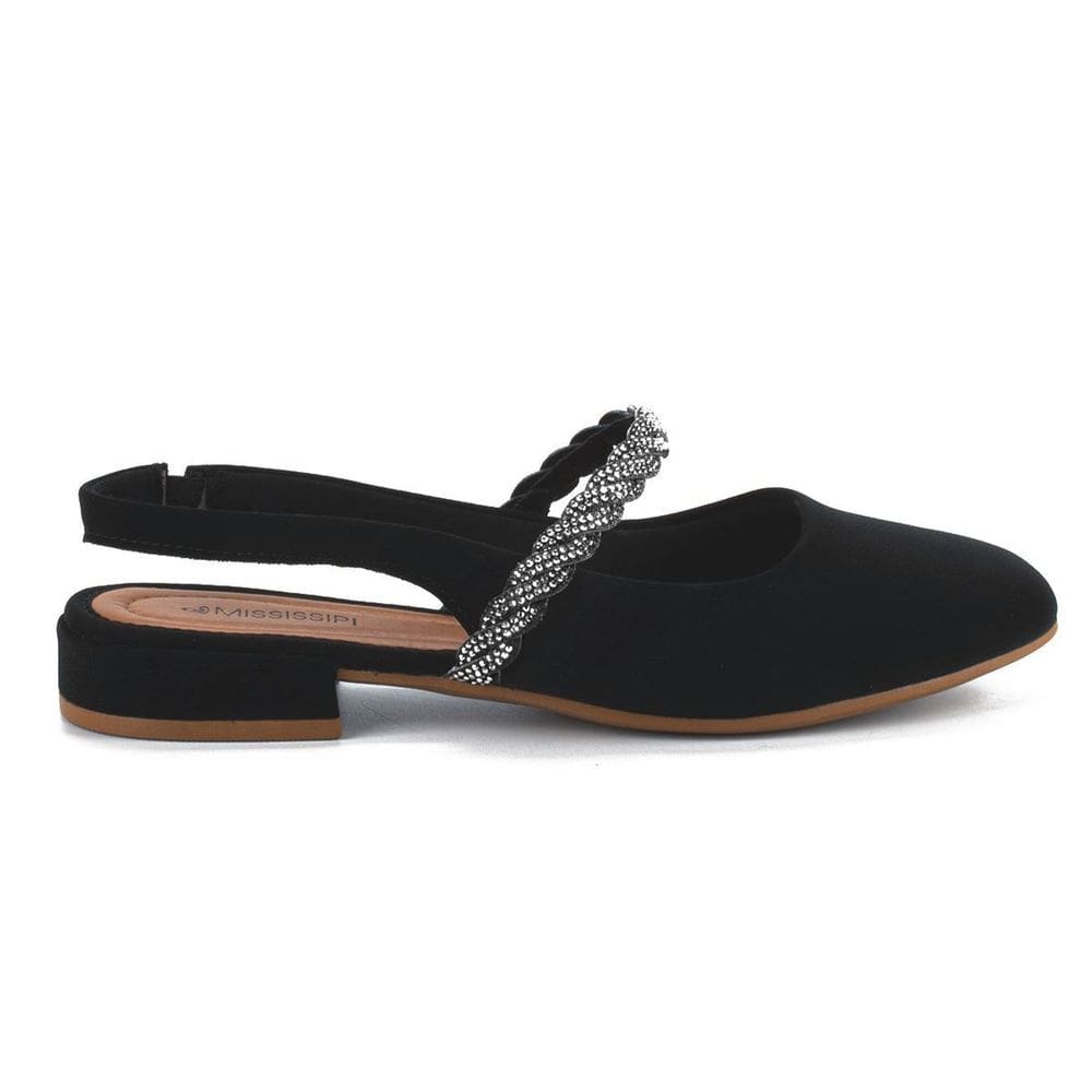Sapato Mississipi Strass Feminino Preto