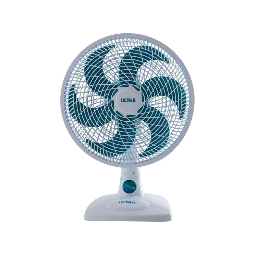Ventilador Mondial 2 em 1 Ultra V-30B-6P 30cm 6 Pás 3 Velocidades Branco e Azul