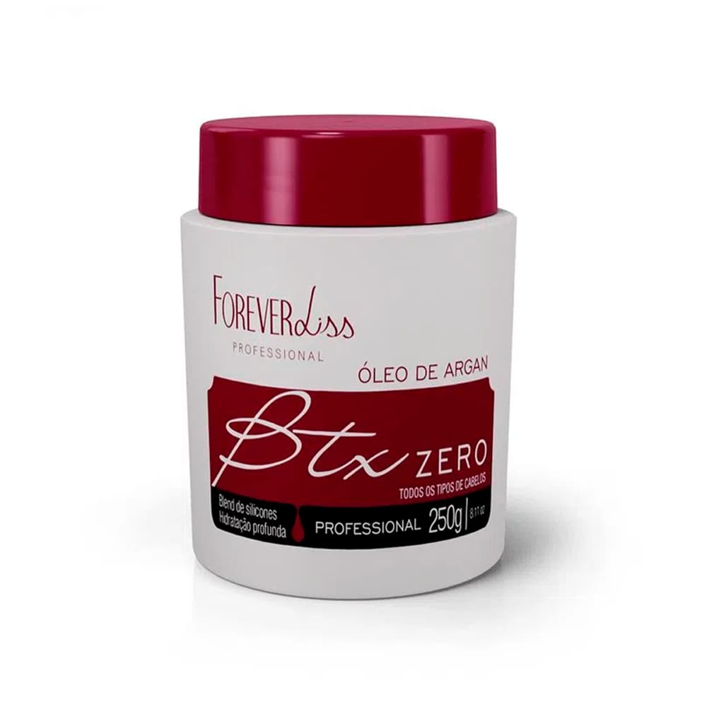 Máscara Btx Volume Zero Argan Oil Forever Liss 250g