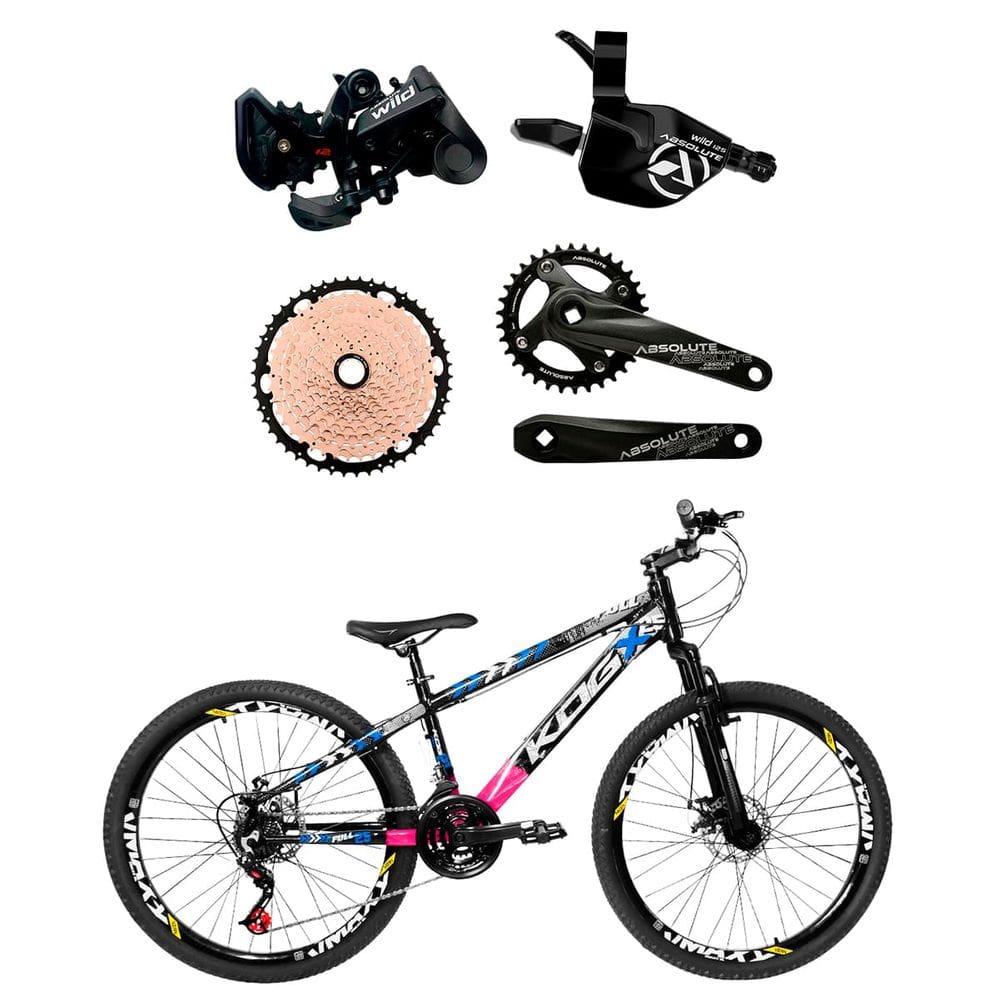 Bike KOG Freeride Aro 26 12v Relação Absolute F. Hidráulico