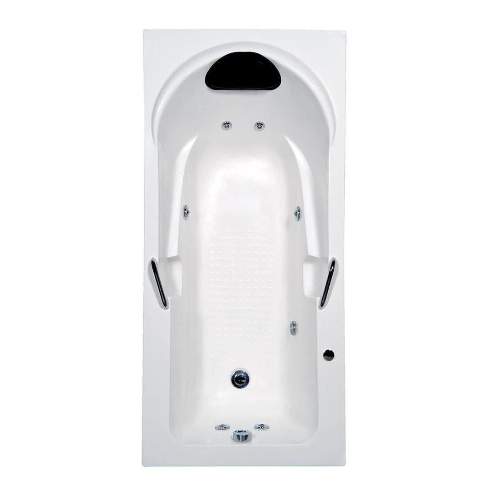 Banheira Hidromassagem Astra Capri Super Luxo 170cmx80cmx43cm - 04 Jatos Acrílico P6 Sem Aquecedor 110V