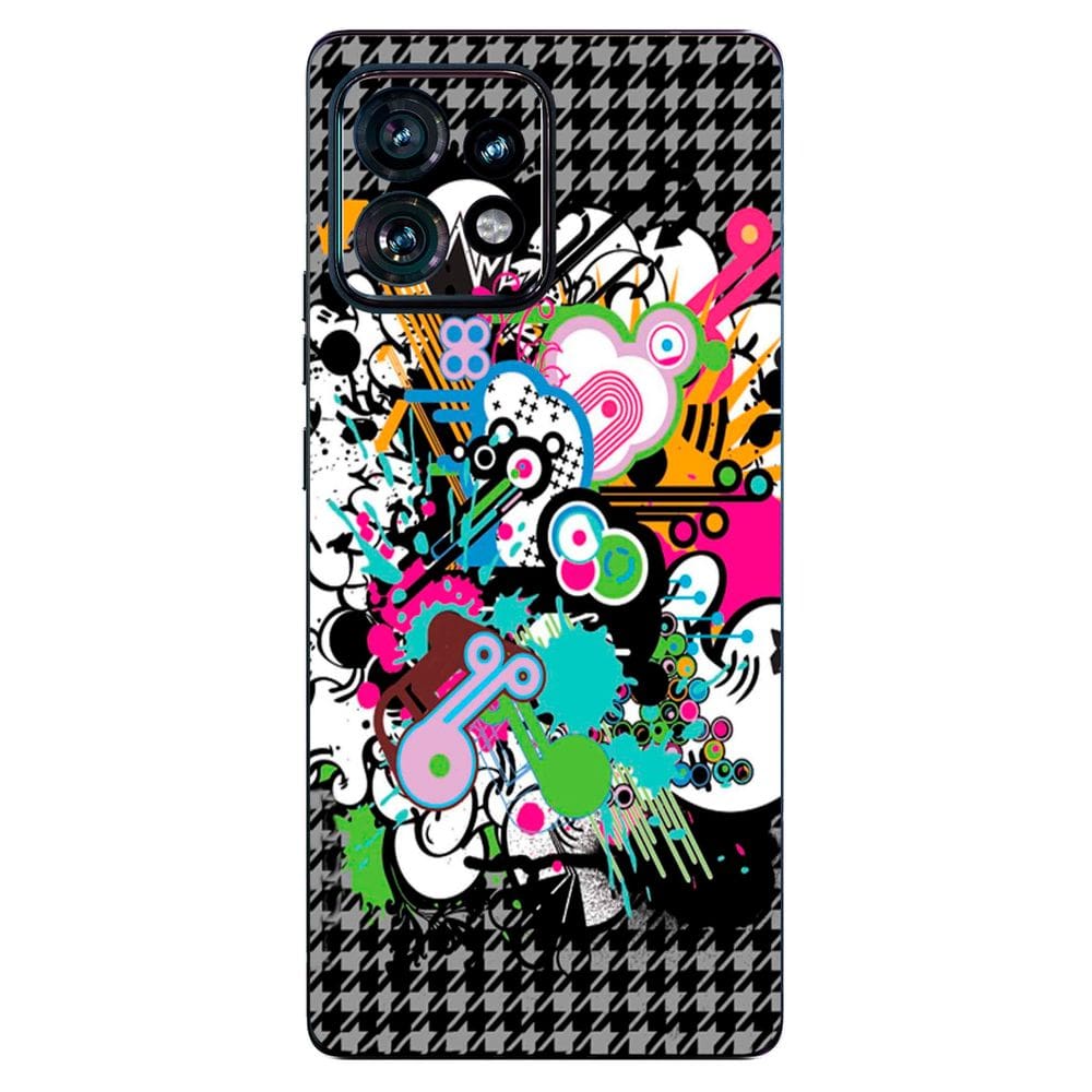 Capa Adesivo Skin022 Verso Para Motorola Edge Plus (2023)