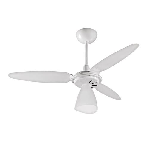 Ventilador De Teto Ventisol Light Pêra Com 3 Pás De Plástico Branco 220V