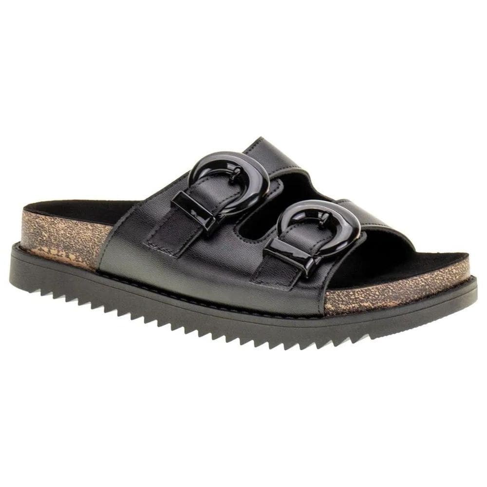 Papete Moleca Plataforma Casual Feminina Preta