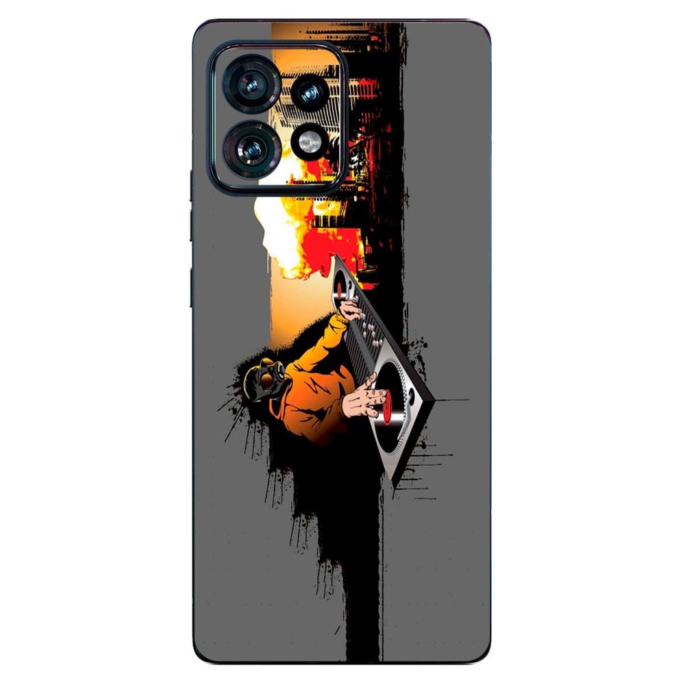 Capa Adesivo Skin264 Verso Para Motorola Edge Plus (2023)