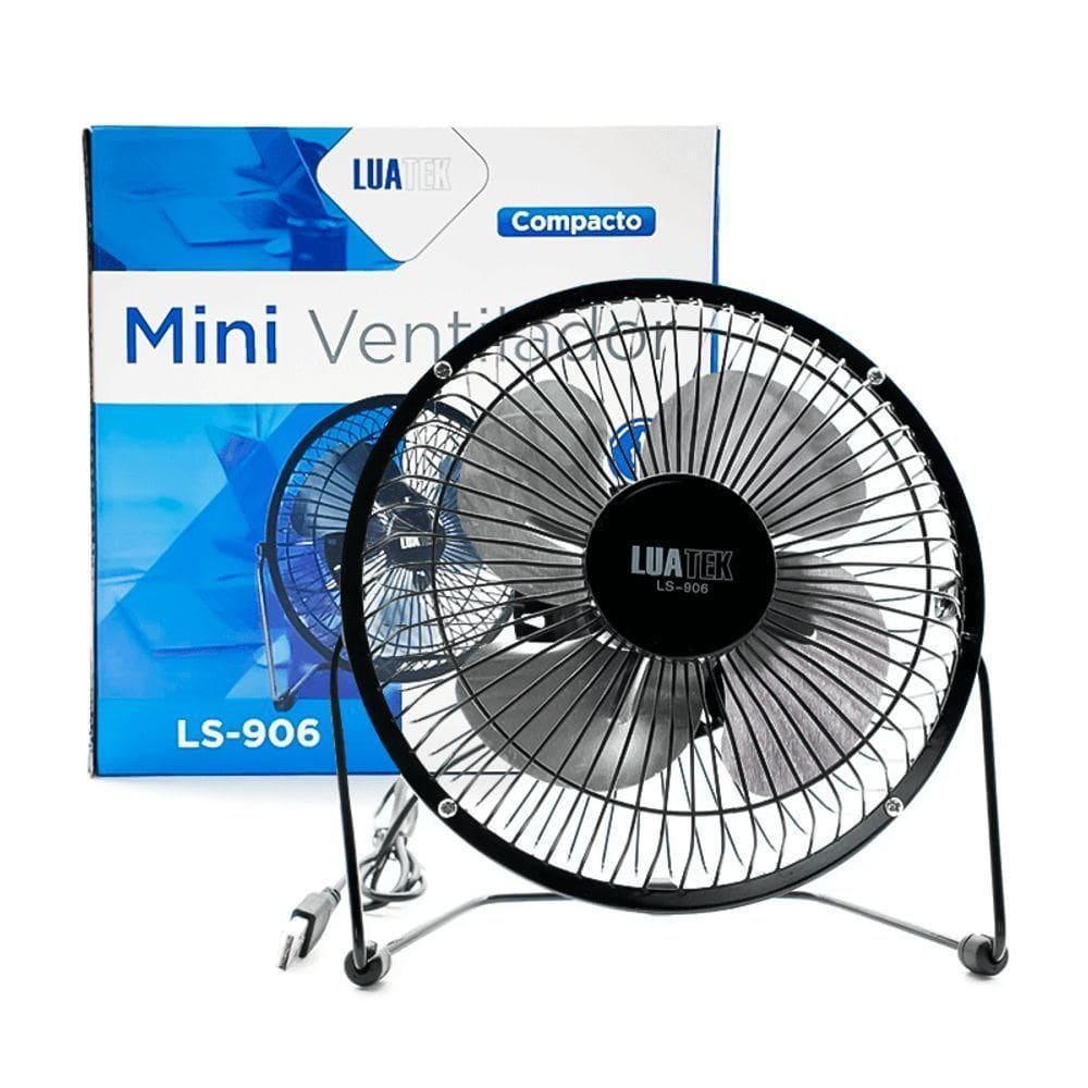 Mini Ventilador Portátil Recarregável Usb Ls-906