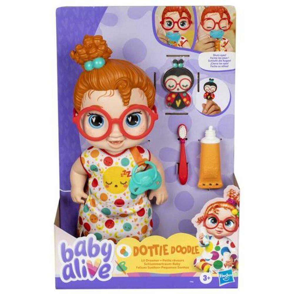 Boneca - Baby Alive - Pequenos Sonhos Dottie Doodle Ruiva HASBRO