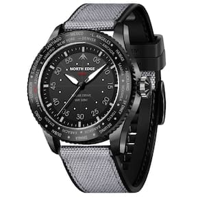 Relógio de Quartzo Masculino North Edge MACH Movimento A Energia Solar impermeável 50M