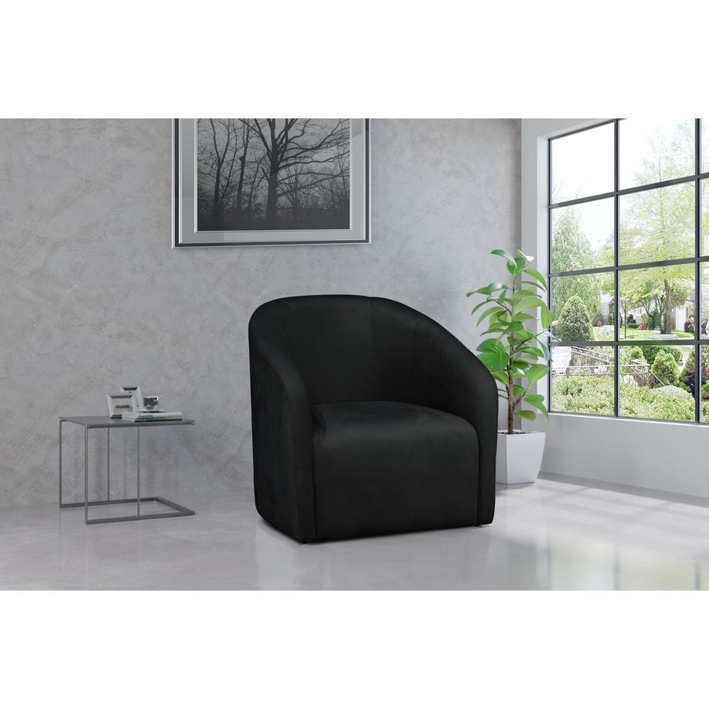 Kit 2 Poltronas Decorativa Julia Veludo Preto - LM DECOR
