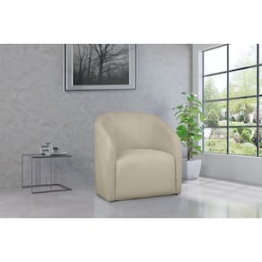 Kit 2 Poltronas Decorativa Julia Boucle Bege - LM DECOR