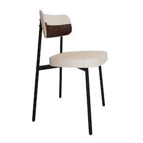 Cadeira Alloa Fixa com 4 Pés 500 X 447 X 838 Mm com 1 Unidade Palha/Whisky/Preto Epoxi