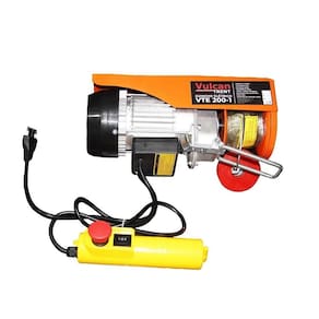 Guincho Eletrico 550 Watts 100/200kg 127 Volts Vte200-1 Cabo 12 Metros - Vulcan Trent