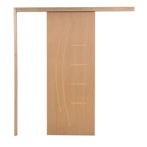 Porta De Correr P- Verniz Frisada Smille 210x100