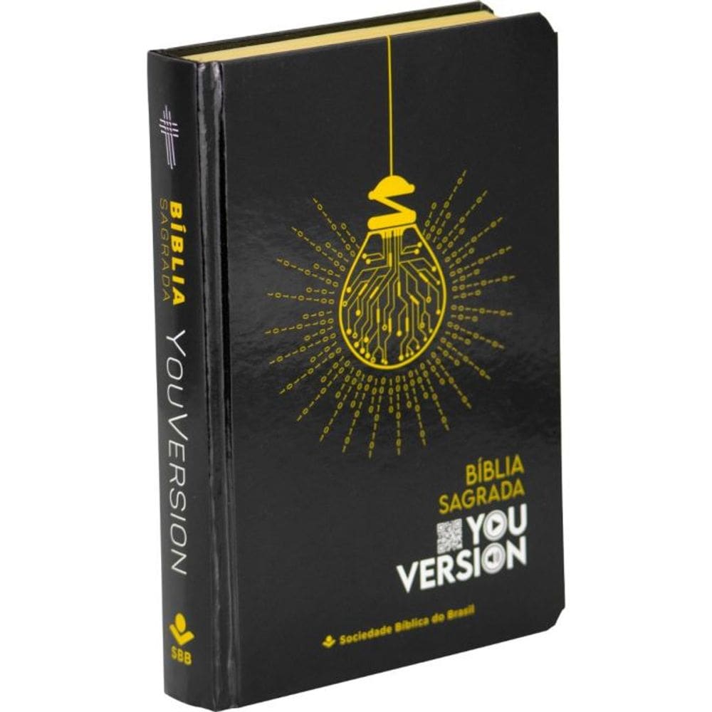 Bíblia Sagrada YouVersion - NTLH - Preta - Com Adesivos