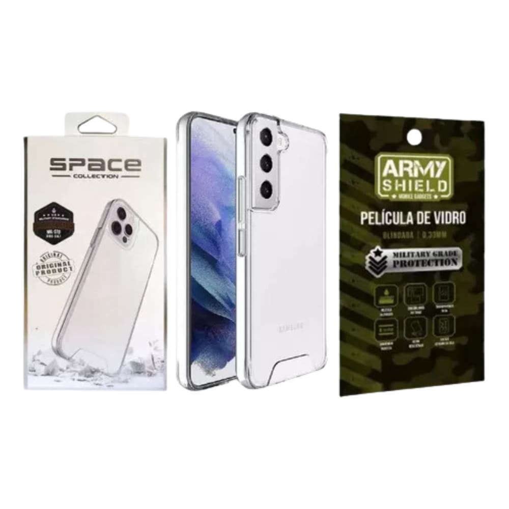 Capinha Space Collection Premium Para Galaxy S23 fe + Pel