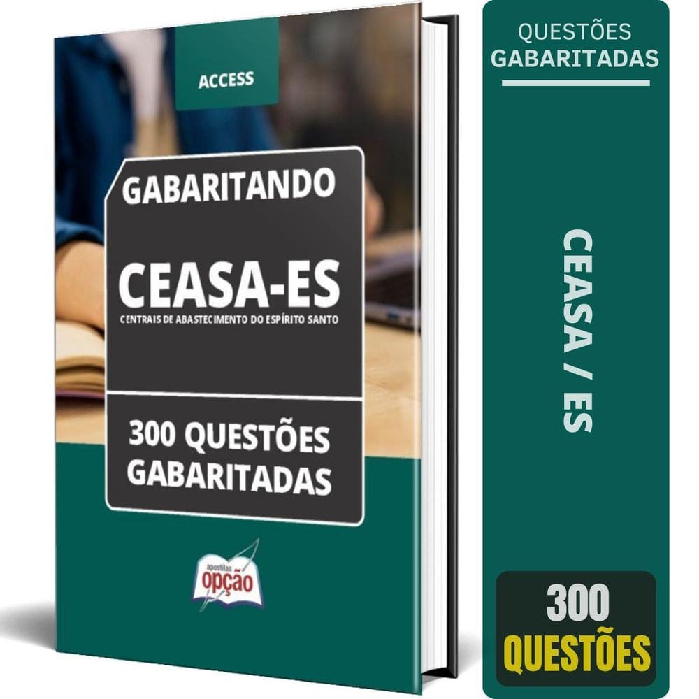 Caderno De Testes Ceasa Es 2024 - Questões Gabaritadas