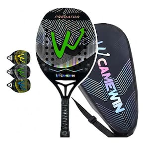 Raquete de tênis de praia Camewin 100% fibra de carbono 12k Predator