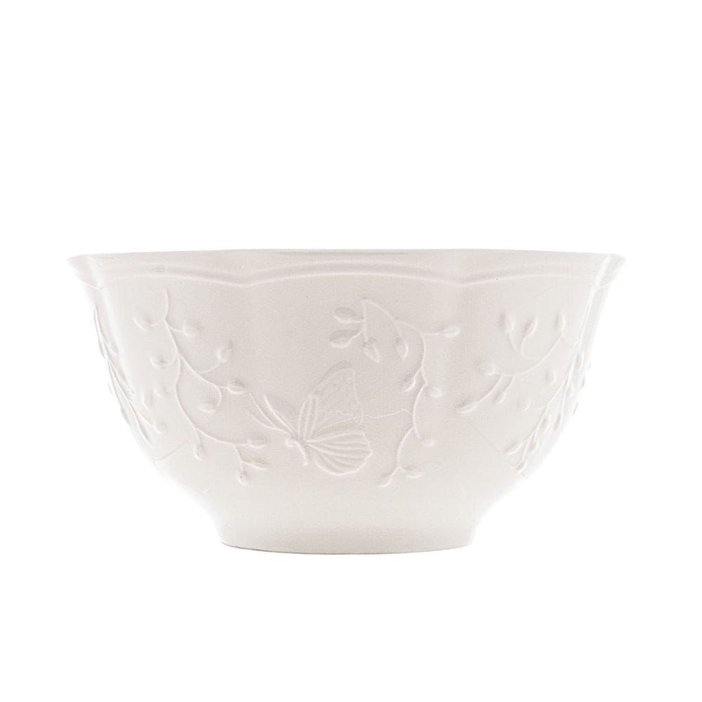 Bowl de Porcelana New Bone Butterfly Flower 520ml - Lyor