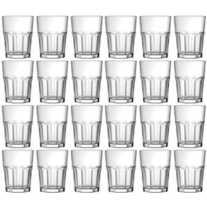 Jogo 24 Copos Bristol Nadir Figueiredo Vidro 60ml cada Dose Cachaça Destilados Aperitivo